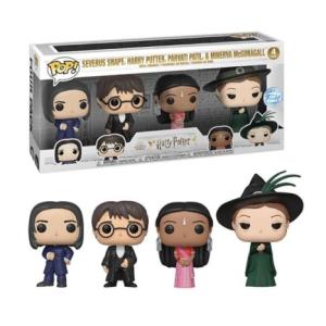 Pack 4 FUNKO POP Severus Snape, Harry Potter, Parvati Patil y Minerva McGonagall - Harry Potter Edición Especial - 889698517720