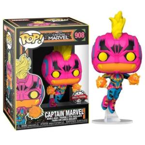 FUNKO POP Capitana Marvel 908 - Marvel Edición Especial Brillante en la Oscuridad - 889698552134