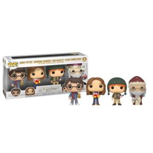 Pack 4 FUNKO POP Harry Potter, Hermoine Granger, Ron Weasley y Albus Dumbledore - Harry Potter Edición Especial - 889698585767