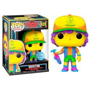 FUNKO POP Dustin 828 - Stranger Things Edición Especial Black Light - 889698598187