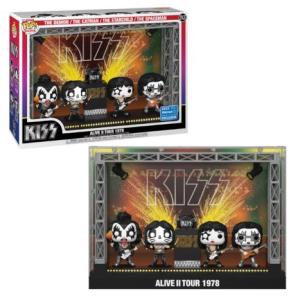 FUNKO POP El Demonio, El Hombre Gato, El Ojo de las Estrellas y El Hombre del Espacio 03 - Kiss Tour 1978 Exclusivo - 889698677714