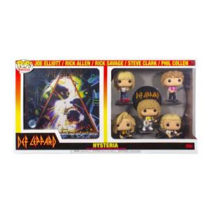 Pack 5 FUNKO POP Joe Elliott, Rick Allen, Rick Savage, Steve Clark, Phil Collen 37 - Def Leppard - 889698677745