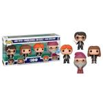 Pack 4 FUNKO POP Harry Potter, Hermoine Granger, Ron Weasley y Albus Dumbledore - Harry Potter Edición Especial - 889698691130