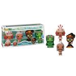 Pack 4 FUNKO POP Moana, Gramm Tala, Te ka y Te Fiti - Moana Edición Especial Brillante en la Oscuridad - 889698691437