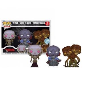 Pack 3 FUNKO POP Vecna, Mind Flayer y Demogorgon - Dungeons y Dragons Edición Especial - 889698746069