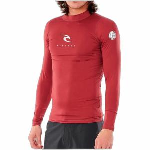 Camiseta de Baño Rip Curl Corps Rojo Carmesí