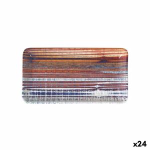 Fuente de Cocina La Mediterránea Boreal Rectangular 22,5 x 12 x 2,5 cm (24 Unidades)