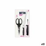 Set de Cocina Quttin Nero Negro 3 Piezas (12 Unidades)