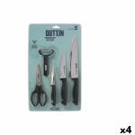 Set de Cocina Quttin Nero Negro 5 Piezas (4 Unidades)