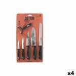 Set de Cocina Quttin Nero Negro 6 Piezas (4 Unidades)