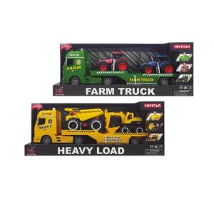 Playset de Vehículos Farm Truck or Heavy Load 1:12 3 Piezas