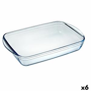 Fuente de Cocina Pyrex Classic 4,6 L 40,3 x 26,3 x 7,3 cm Transparente Vidrio (6 Unidades)