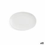 Fuente de Cocina Ariane Vital Coupe Ovalado Blanco Cerámica Ø 21 cm (12 Unidades)