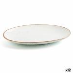 Fuente de Cocina Ariane Terra Ovalado Cerámica Beige (Ø 26 cm) (12 Unidades)