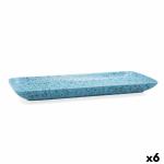 Fuente de Cocina Ariane Oxide Cerámica Azul (36 x 16,5 cm) (6 Unidades)