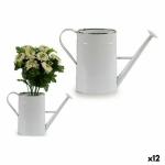 Regadera decorativa Metal Blanco Plateado (10,5 x 22,5 x 38 cm) (12 Unidades)