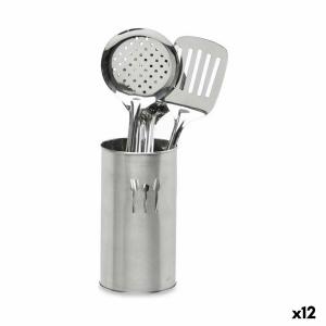 Set de Utensilios para Cocina Acero (12 Unidades)