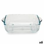 Bandeja para Horno Borcam Con asas 1,9 L 22 x 6 x 25,5 cm (6 Unidades)