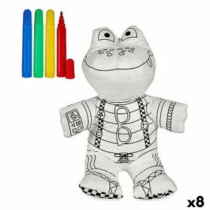 Peluche para Colorear Rana (8 Unidades)