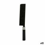 Macheta de Cocina Mármol Negro Acero Inoxidable Plástico 5,3 x 33 x 2,3 cm (12 Unidades)