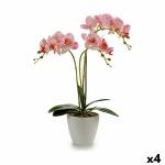 Planta Decorativa Orquídea Plástico 20 x 49 x 26 cm (4 Unidades)