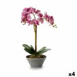 Planta Decorativa Orquídea 16 x 48 x 28 cm Plástico (4 Unidades)