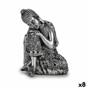 Figura Decorativa Buda Sentado 10,5 x 15 x 12 cm (8 Unidades)