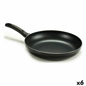 Sartén Ø 28 cm Negro Aluminio (6 Unidades)