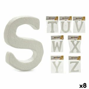 Letras STUVWXYZ Blanco Poliestireno 2 x 23 x 17 cm (8 Unidades)