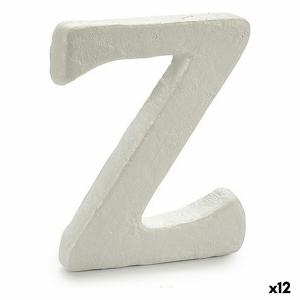 Letra Z Blanco Poliestireno 1 x 15 x 13,5 cm (12 Unidades)