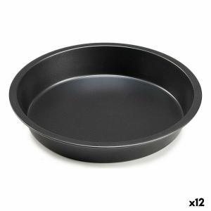 Molde para Horno Ø 28 cm Metal Gris oscuro (12 Unidades)