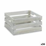 Caja Decorativa Blanco Madera 21 x 11 x 14,5 cm (36 Unidades)