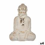 Figura Decorativa para Jardín Buda Poliresina 17 x 37 x 26 cm (4 Unidades)