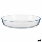 Bandeja para Horno Transparente Vidrio de Borosilicato 25,5 x 4,5 x 25,5 cm (6 Unidades)