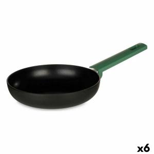 Sartén Ø 20 cm Negro Verde (6 Unidades)