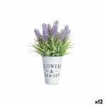 Planta Decorativa Lavanda Metal Plástico 10 x 22 x 10 cm (12 Unidades)