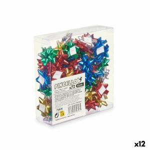 Lazos Brillo Multicolor PVC 4 cm (12 Unidades)