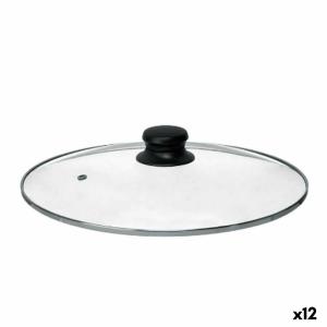 Tapa para Olla 30 cm Cristal Plateado (12 Unidades)