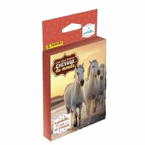 Pack de cromos Panini Le plus beaux Chevaux du monde 8 Sobres