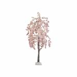 Figura Decorativa para Jardín Exterior Sauce Luz LED Rosa 210 cm