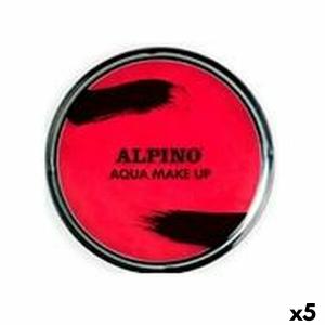 Maquillaje en Polvo Alpino Al agua 14 g Rojo (5 Unidades)