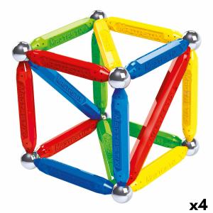 Juego de Construcción Cra-Z-Art Magtastix Deluxe 60 Piezas (4 Unidades)