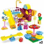 Juego de Construcción Colorbaby Playground 50 Piezas (2 Unidades)