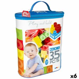 Juego de Construcción Color Block Basic Bolsa 35 Piezas (6 Unidades)