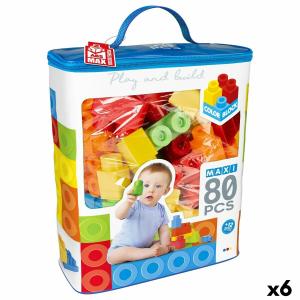 Juego de Construcción Color Block Basic Bolsa 80 Piezas (6 Unidades)