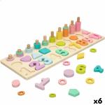 Puzzle Infantil de Madera Woomax Formas Números + 3 Años (6 Unidades)