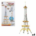 Juego de Construcción Colorbaby Tour Eiffel 447 Piezas (4 Unidades)