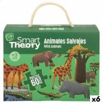 Puzzle Infantil Colorbaby Wild Animals 60 Piezas 60 x 44 cm (6 Unidades)