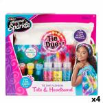 Juego de Manualidades Cra-Z-Art SHIMMER N SPARKLE-SET TIE&DYE 4 Unidades