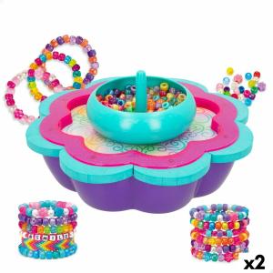 Kit Creación de Pulseras Cra-Z-Art Shimmer 'n' Sparkle 2 en 1 2 Unidades